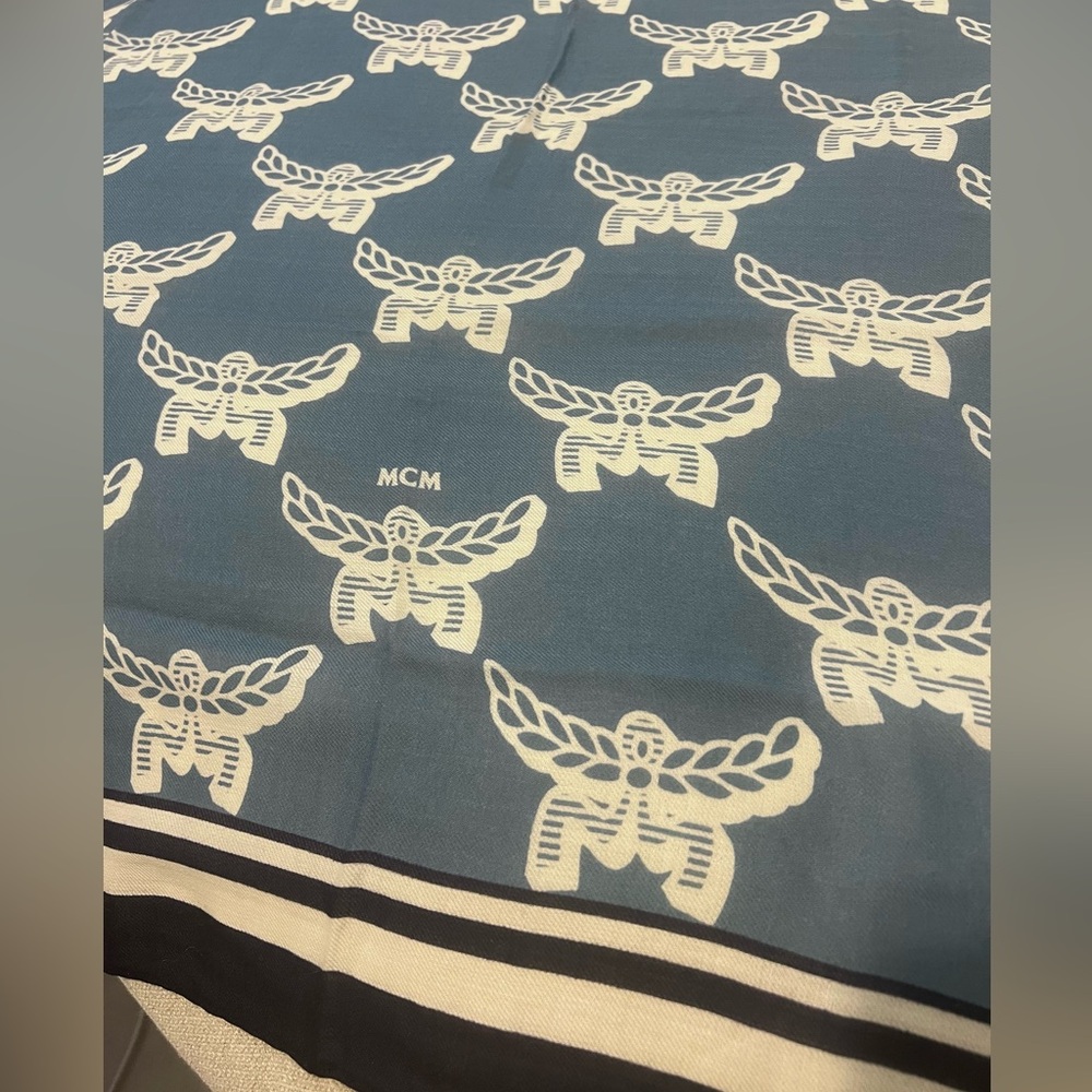 MCM Monogram Bandana Scarf